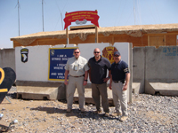 TFMD Deployment Team at First FOB in Afghanistan